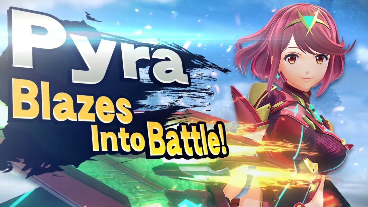 Pyra smash ultimate reveal nintendo direct