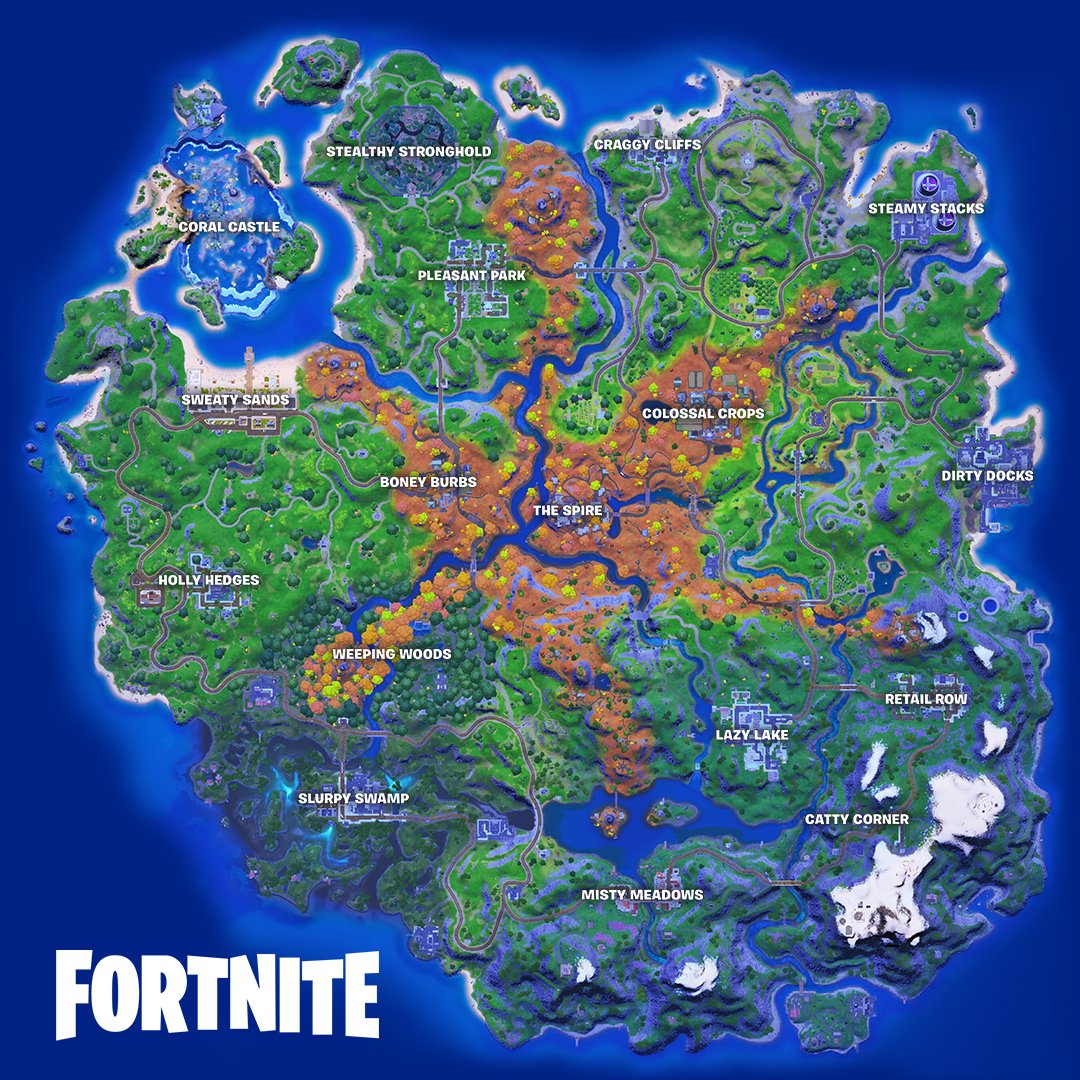 Fortnite Season 6 map changes add new Spire, Boney Burbs and Colossal ...