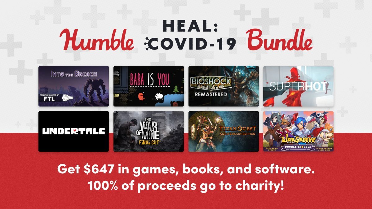 Humble heal covid 19 bundle charity games