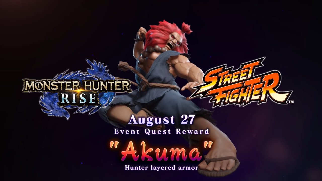 Monster Hunter Rise Akuma Capcom collab dlc