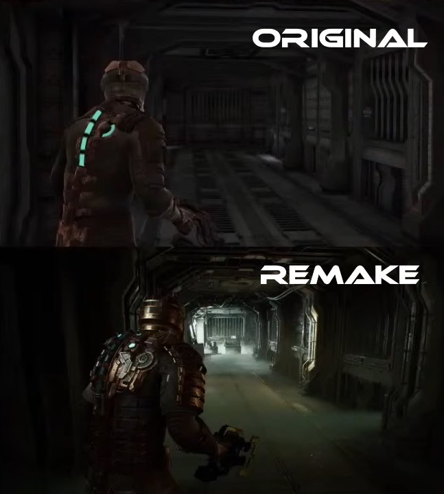 Dead Space remake comparison gameplay