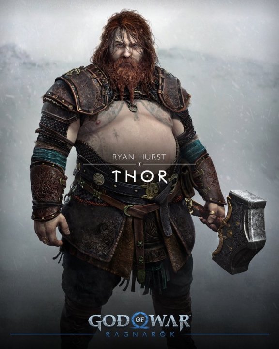 God of War Ragnarok Thor & Tyr Voice Actors & Face Model 