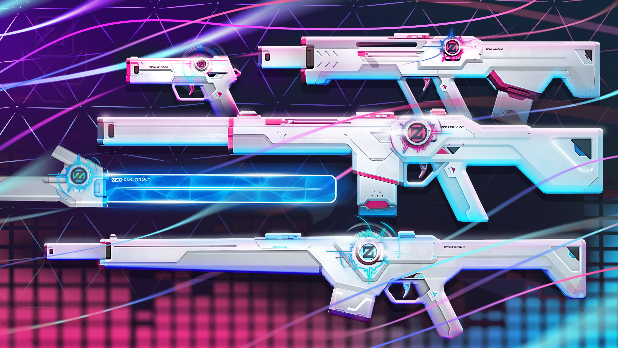 Zedd x valorant collab spectrum skins