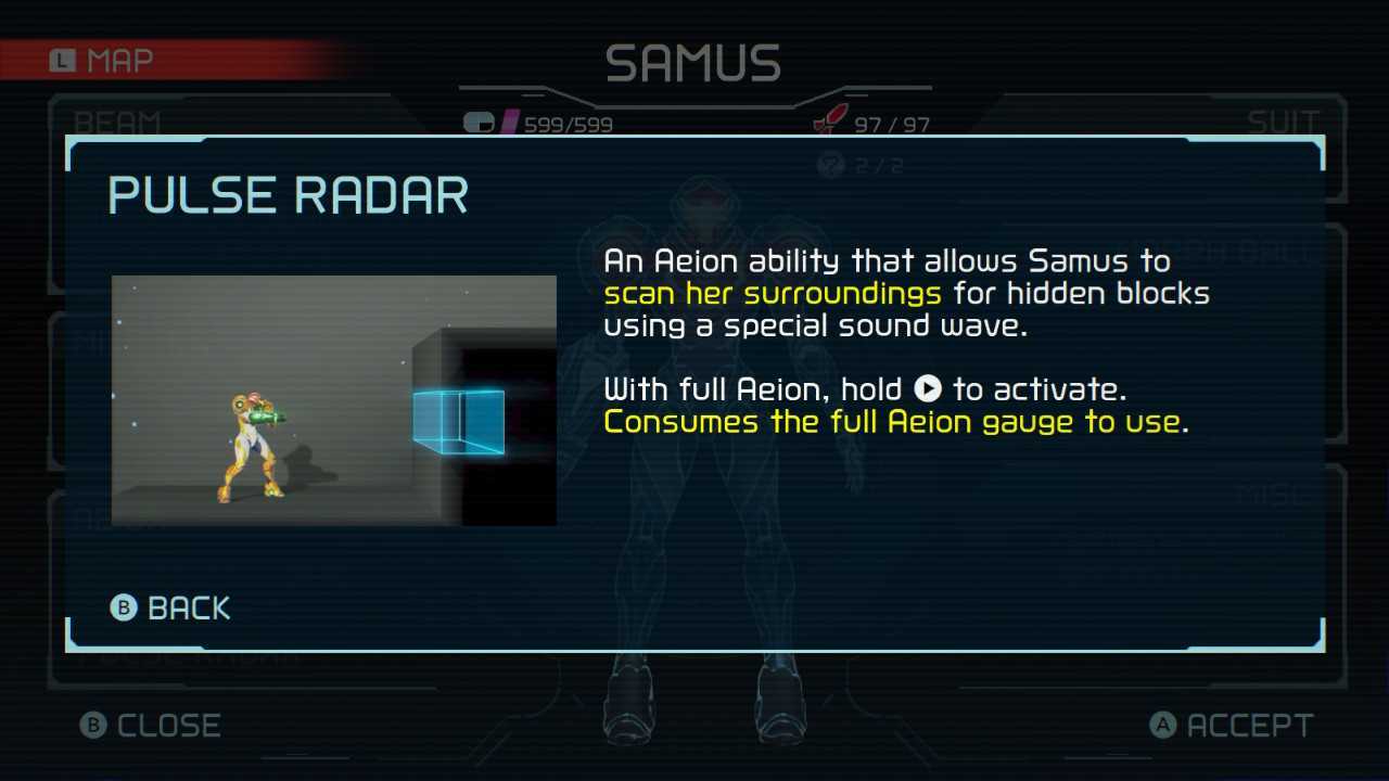 Metroid Dread Aeion Abilities Pulse Radar