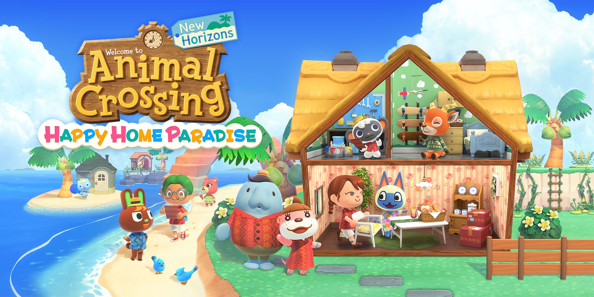 Nintendo Switch Online expansion pack animal crossing happy home paradise