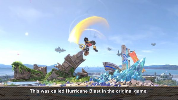 Sora moveset Smash Ultimate down air