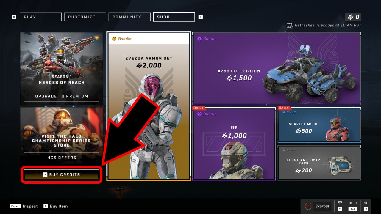 Halo Infinite: 10,000 Halo Credits +1,500 Bonus