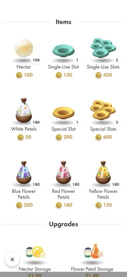 Pikmin Bloom what to use coins for