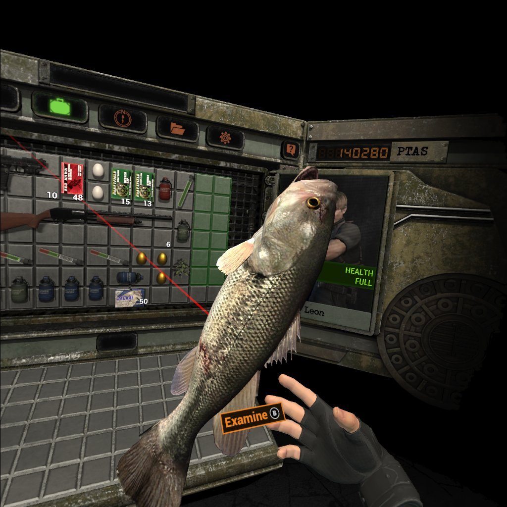 Resident Evil 4 VR review  sea bass