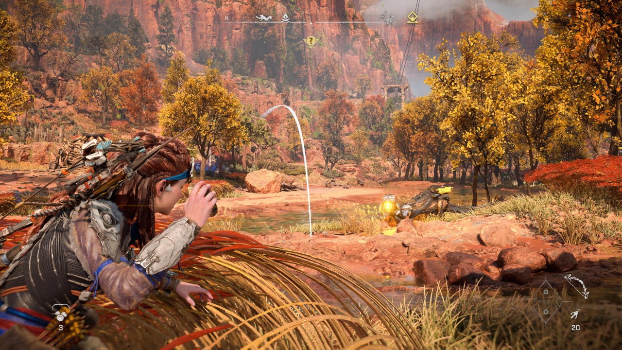 How to throw rocks in Horizon Forbidden West