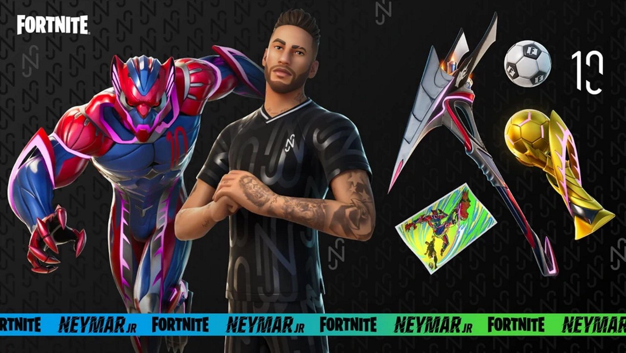 Fortnite Icon series skins neymar jr