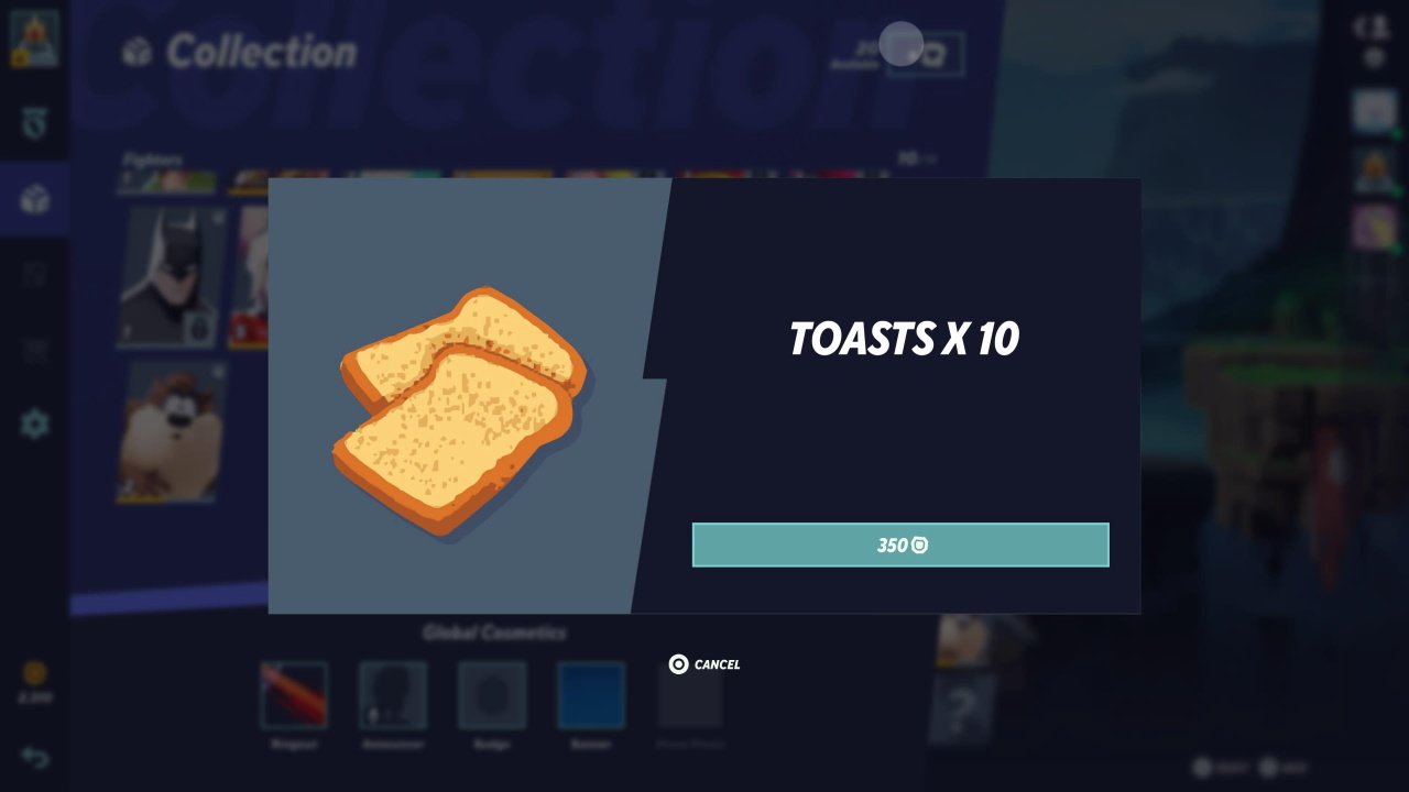 Multiversus how to get toast