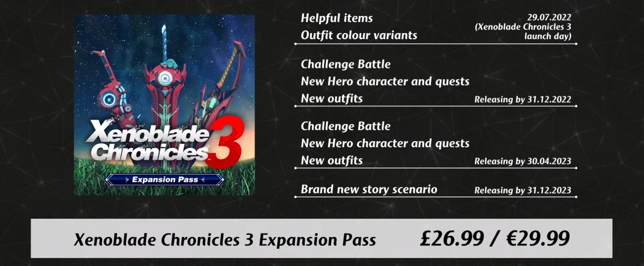 xenoblade chronicles 3 expansion pass details