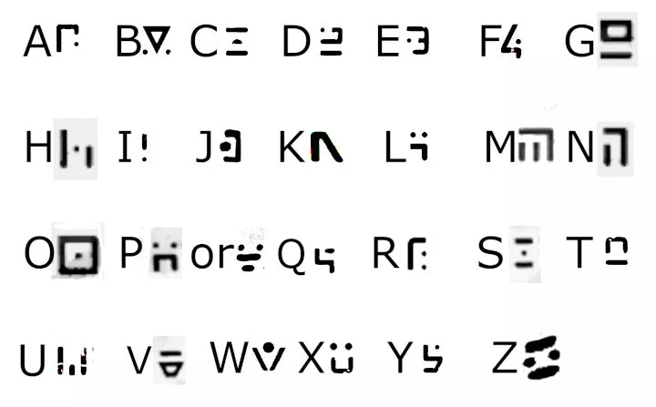 Stray language translated cipher letters