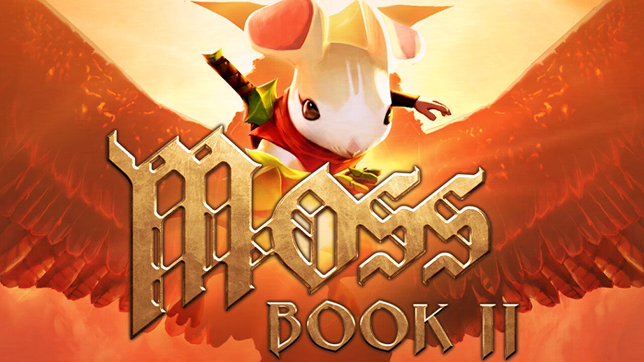 Moss Book 2 soundtrack interview jason Graves - an image of the main moss book 2 art with quill over the game's name