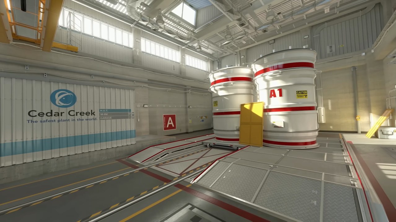 Counter-strike 2 maps upgrades - an image of nuke in CS2