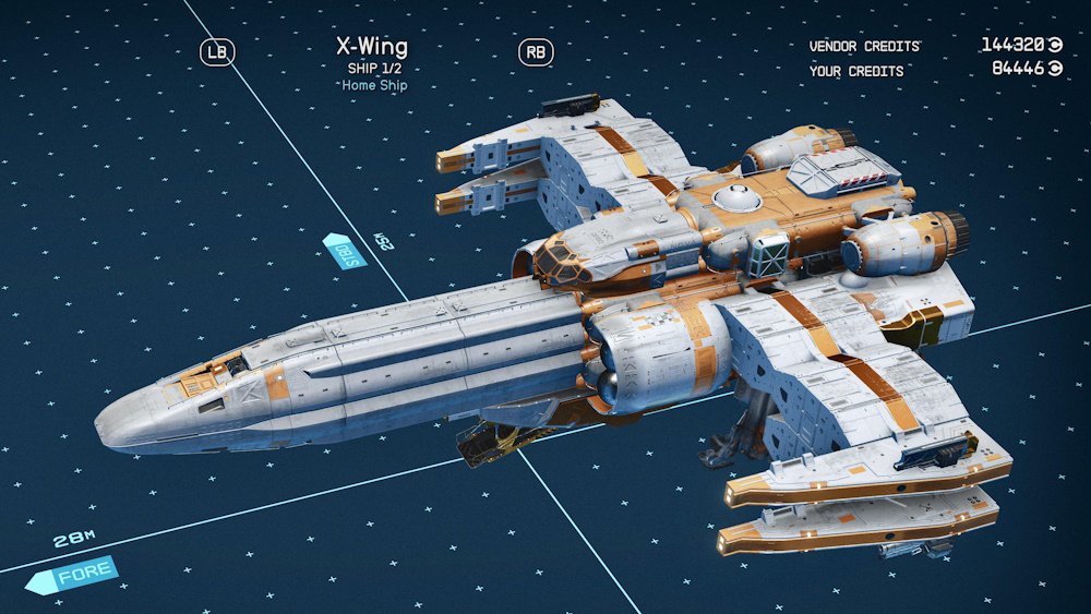 best starfield custom ships xwing star wars