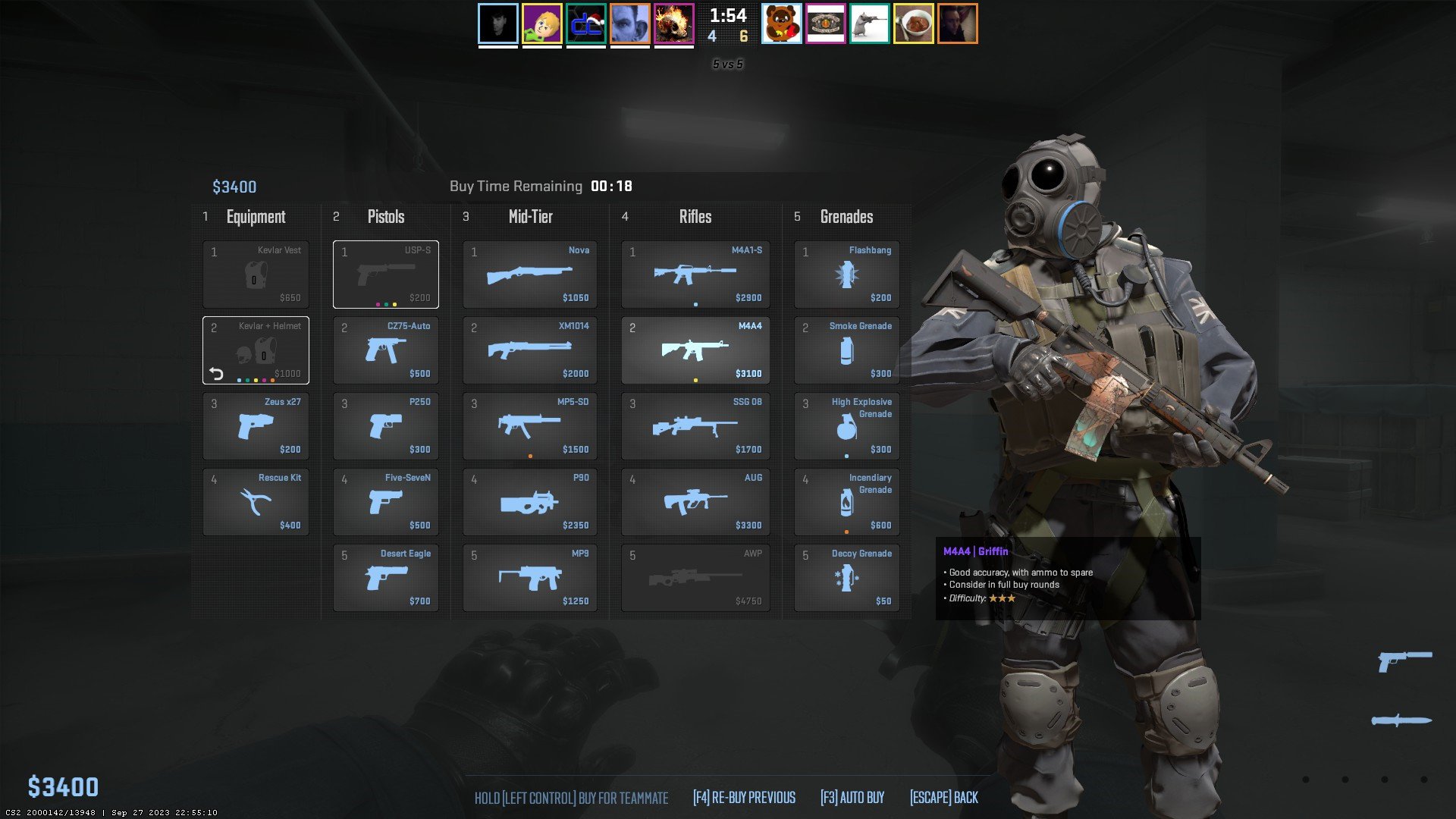 QUAL LOADOUT ESCOLHER PARA O CS2?