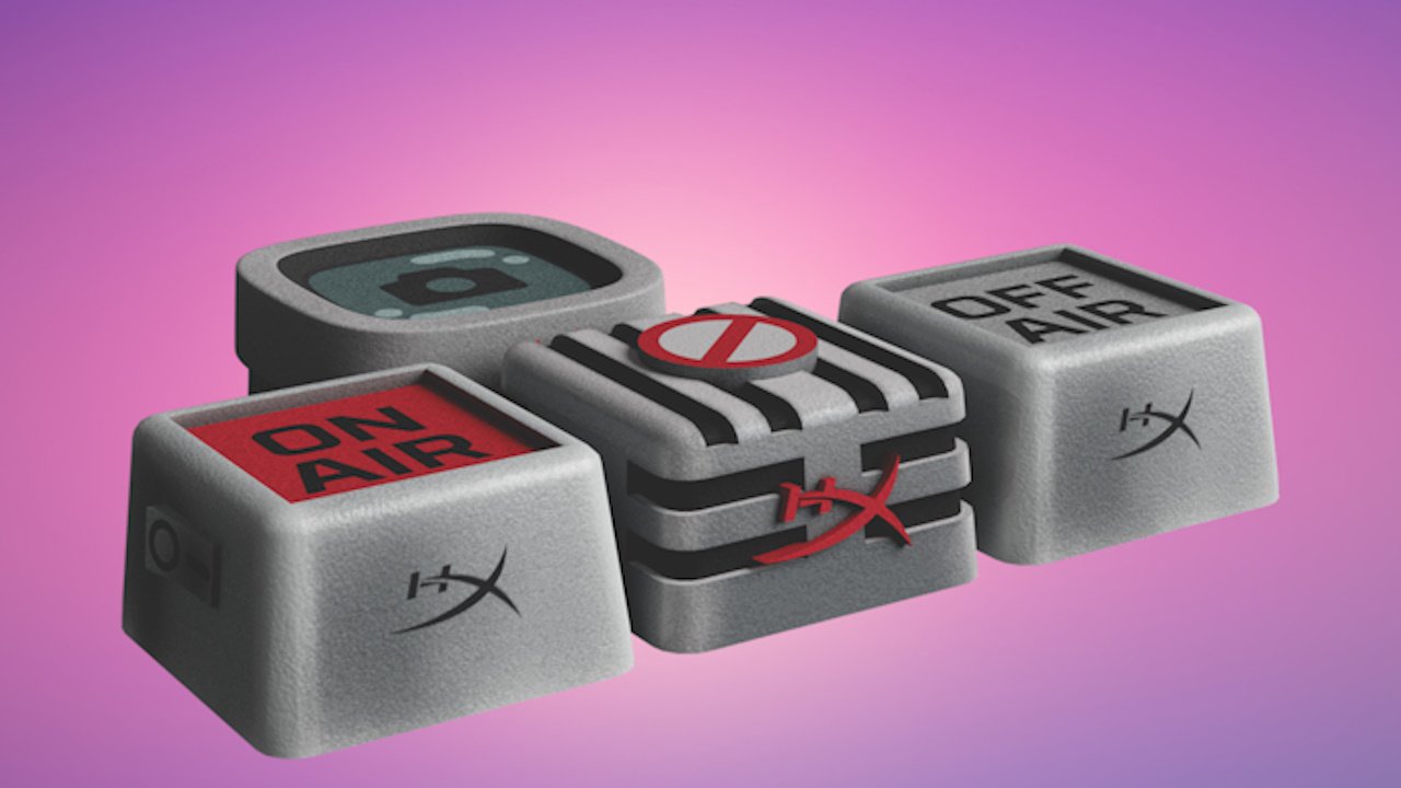 custom keycaps hyperx 3d streamer hot keys